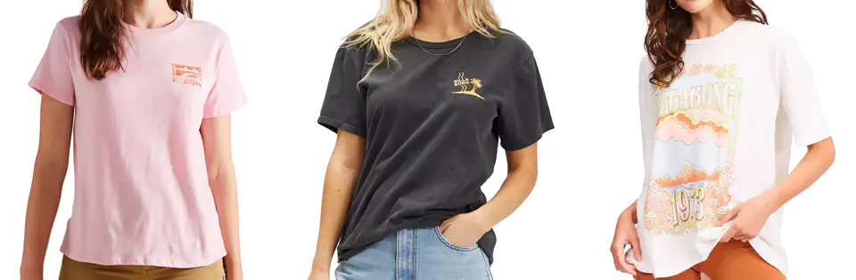 Womens-Billabong-T-Shirts