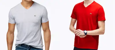 Mens-Lacoste-V-Neck-T-Shirts-Mobile