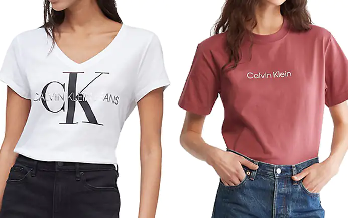 Womens-Calvin-Klein-T-Shirts